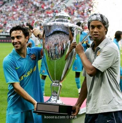 xavi et ronaldinho 
